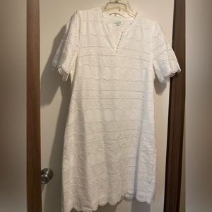 Jade Melody Tam pure white dress